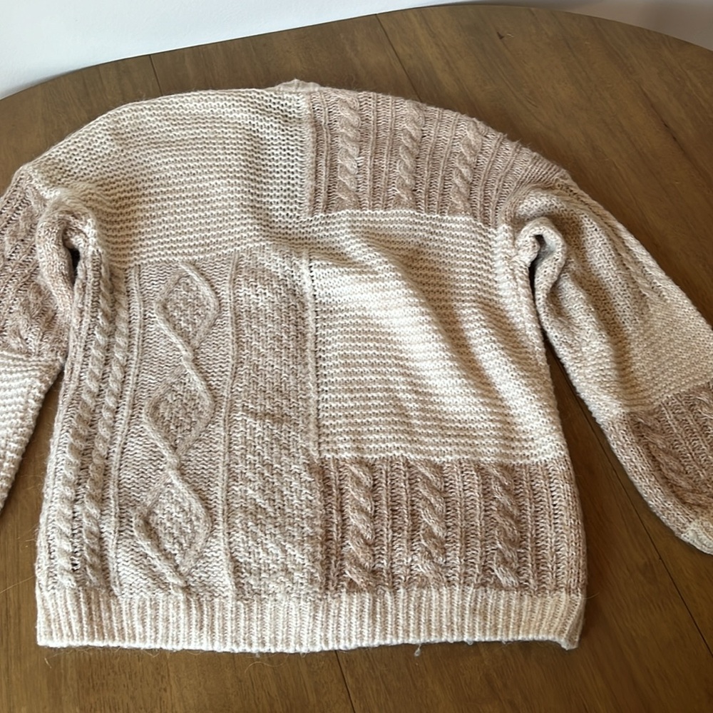 Abercrombie, Patchwork Pattern Cardigan, Oversize… - image 6